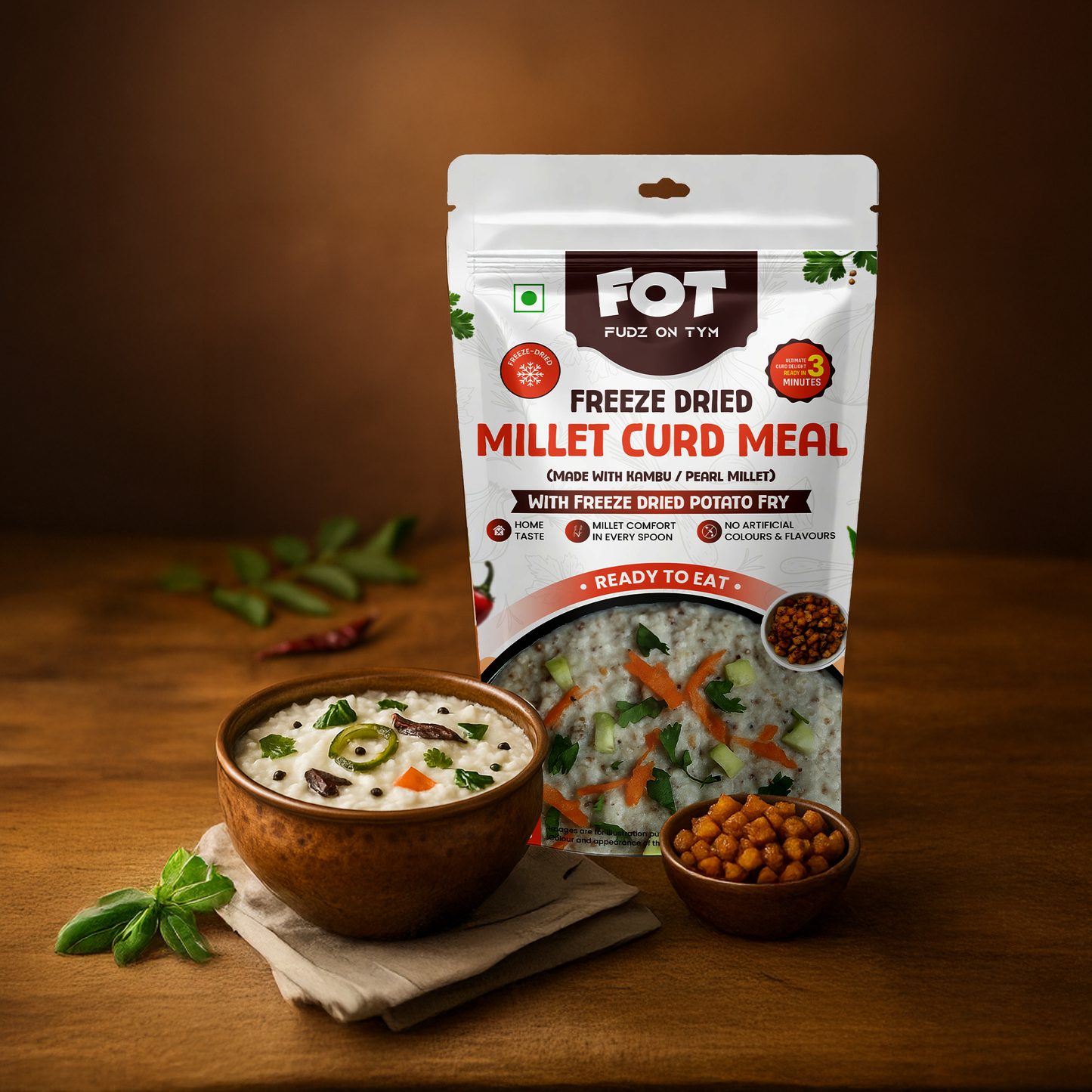 Freeze Dried Millet Curd Rice