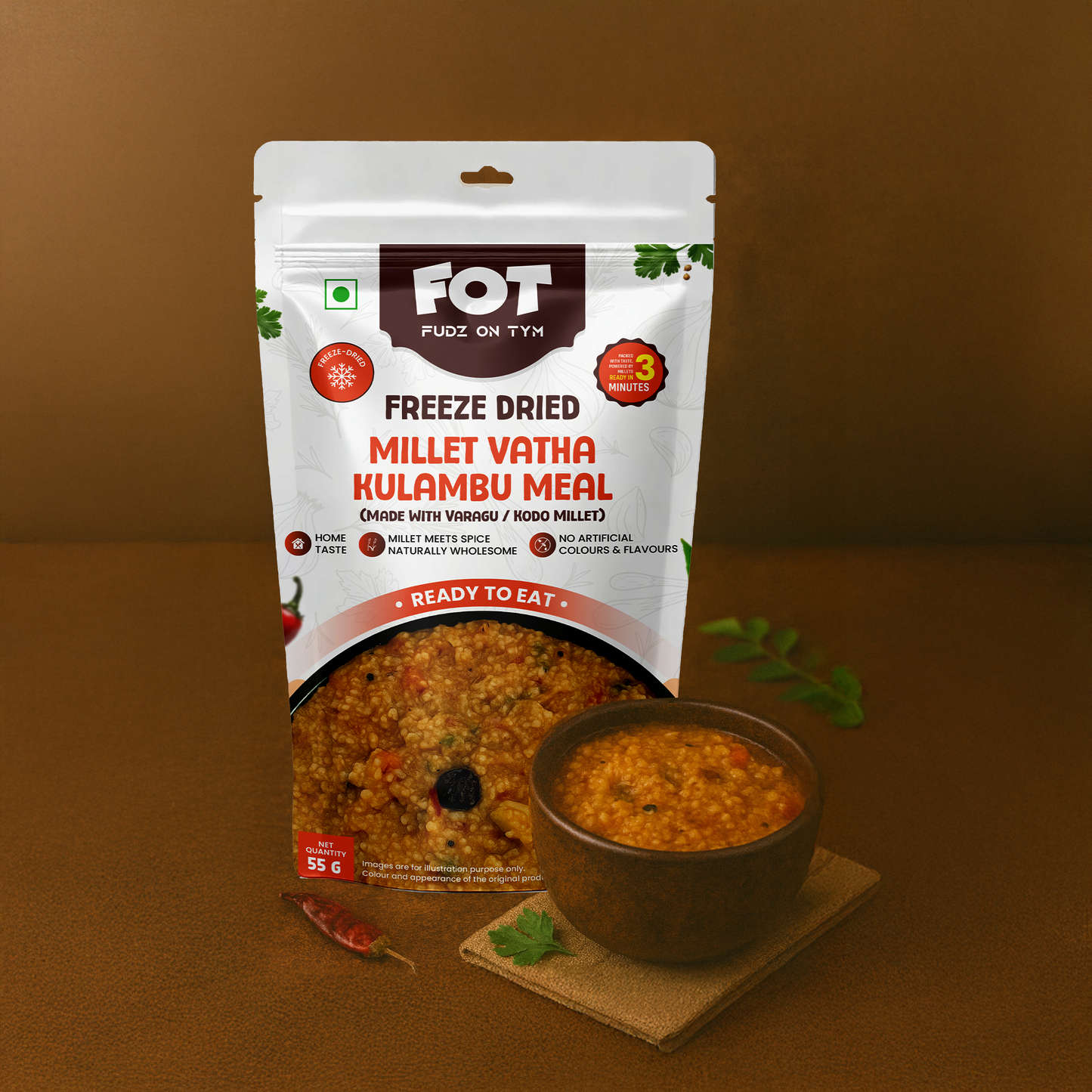 Freeze Dried Millet Vatha Kulambu