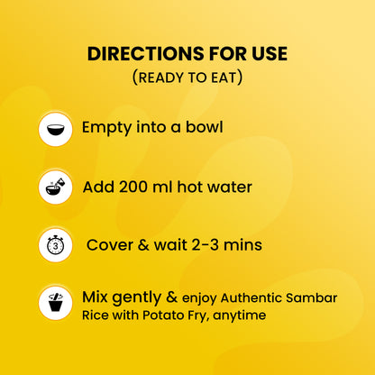 Freeze Dried Sambar Rice