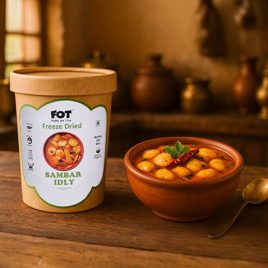 Freeze-Dried Sambar Idly